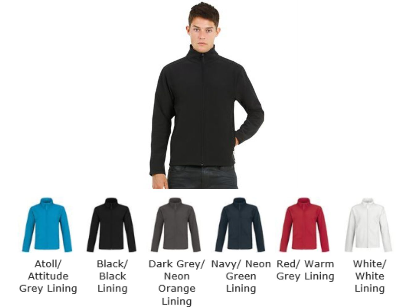 B&C BA661 Men's Softshell Jacket  B&C BA661 Men's Softshell Jacket